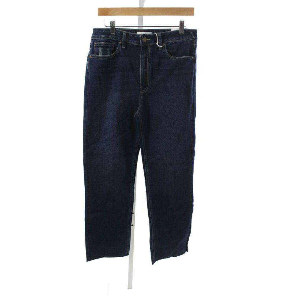 JBD Women Straight Jeans Blue High Rise Cotton 28 Inseam Size 31